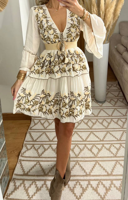 Floral Mini Dress - Bohèmea Butik