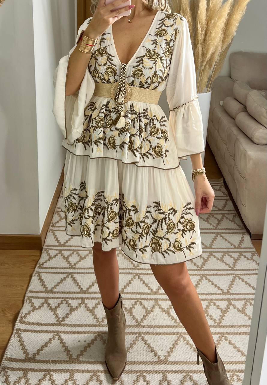 Floral Mini Dress - Bohèmea Butik
