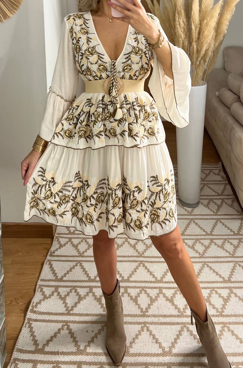 Floral Mini Dress - Bohèmea Butik