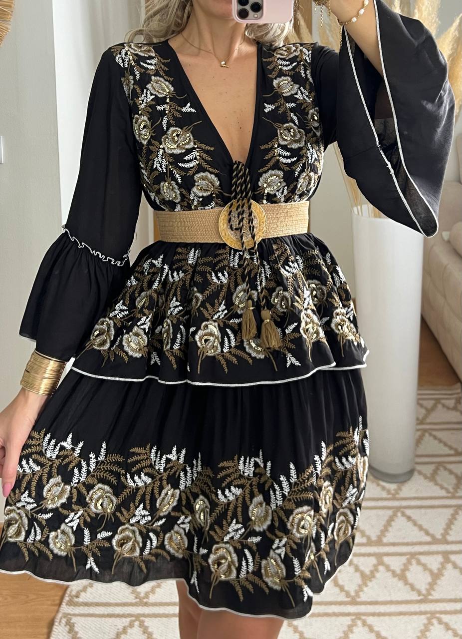 Floral Mini Dress - Bohèmea Butik