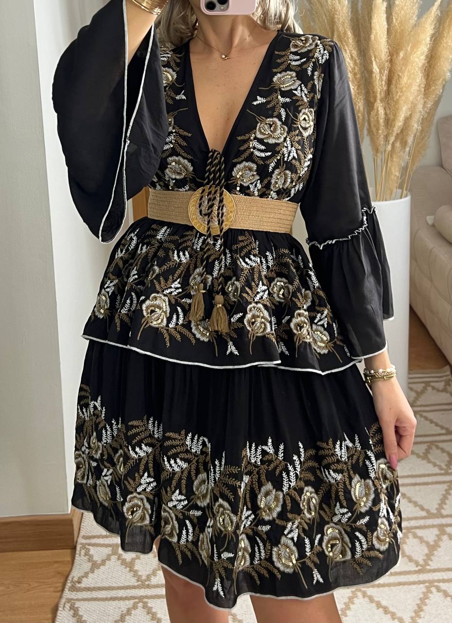 Floral Mini Dress - Bohèmea Butik