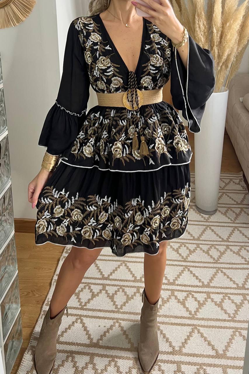 Floral Mini Dress - Bohèmea Butik
