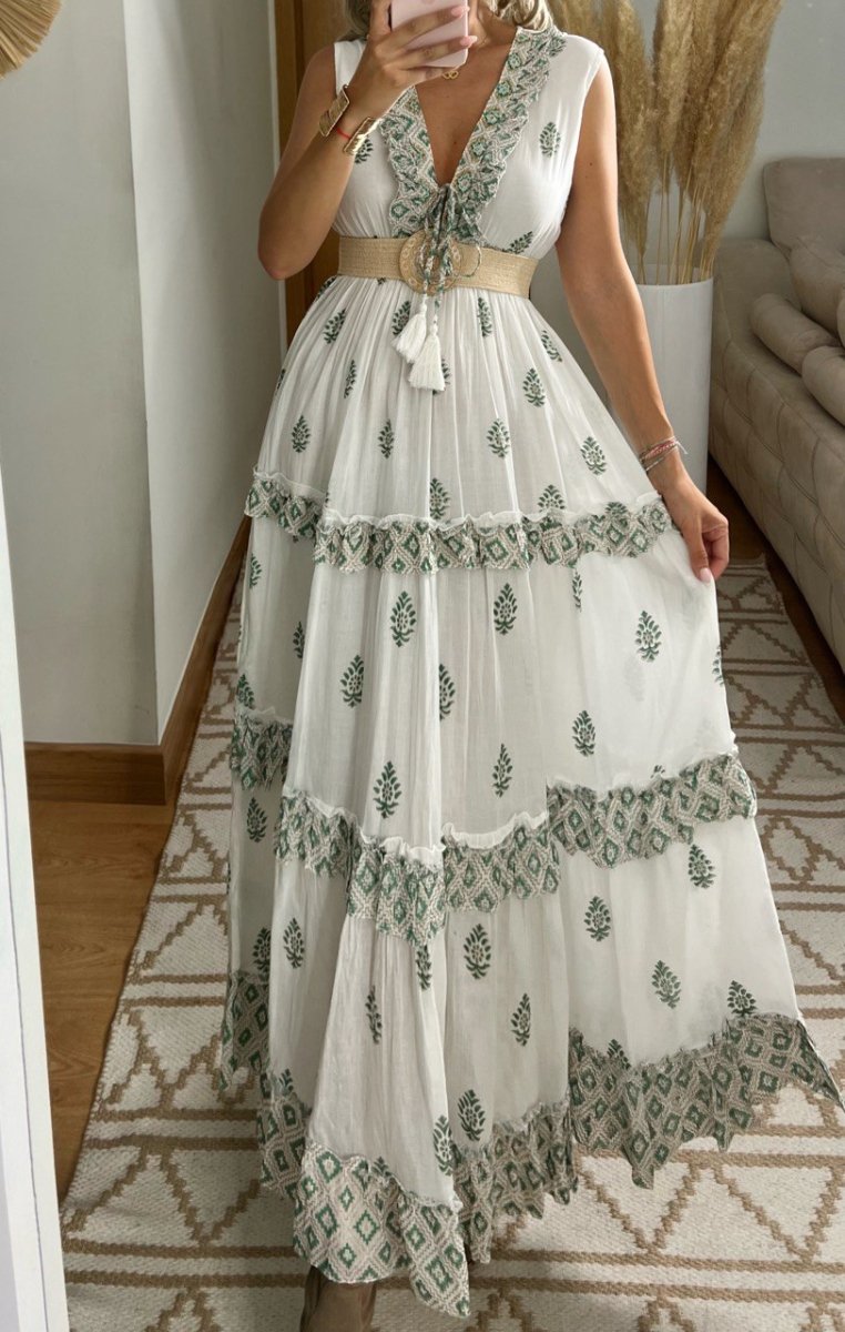 Hidden Moon Maxi Dress - Bohèmea Butik