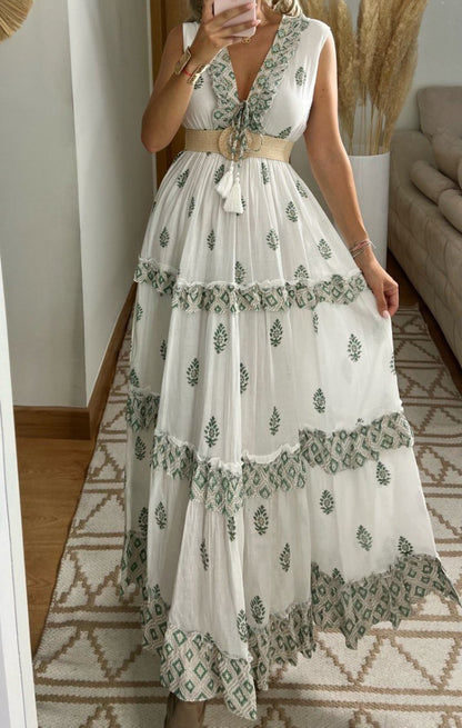 Hidden Moon Maxi Dress - Bohèmea Butik