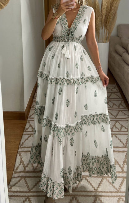 Hidden Moon Maxi Dress - Bohèmea Butik