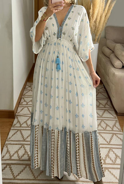 Floral Haven II Boho dress - Bohèmea Butik