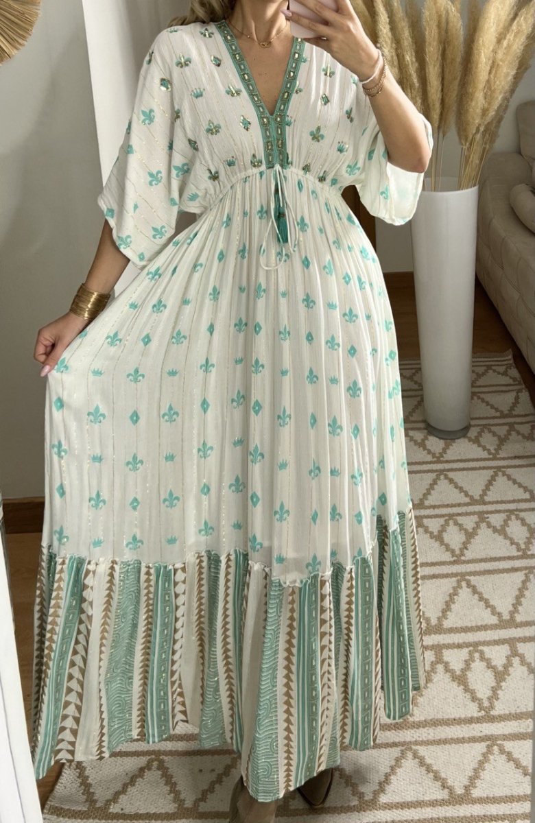 Floral Haven II Boho dress - Bohèmea Butik