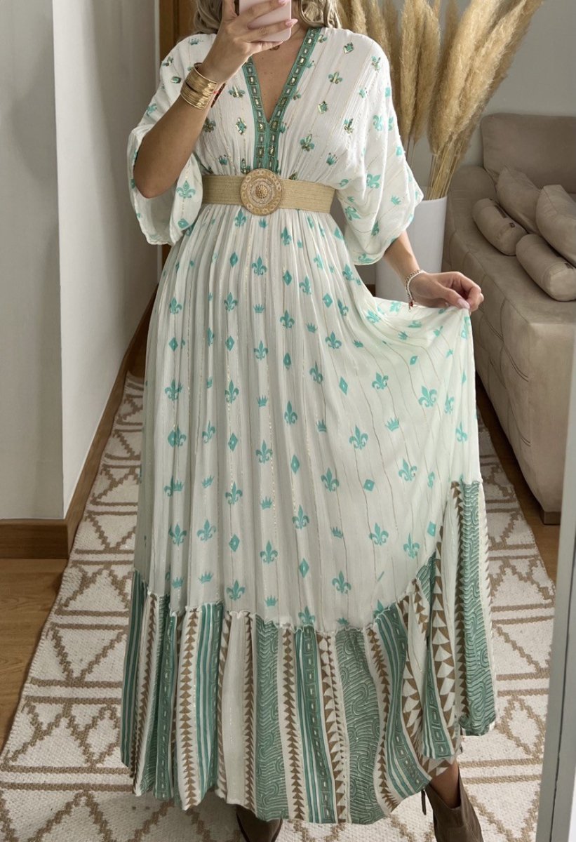 Floral Haven II Boho dress - Bohèmea Butik