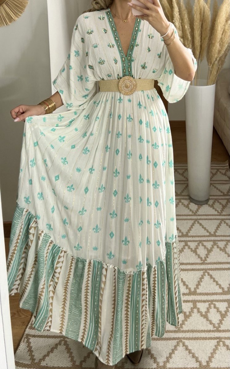 Floral Haven II Boho dress - Bohèmea Butik