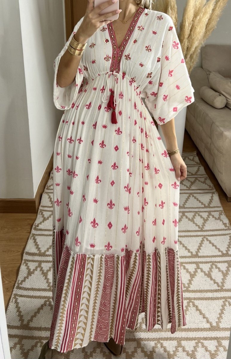Floral Haven II Boho dress - Bohèmea Butik