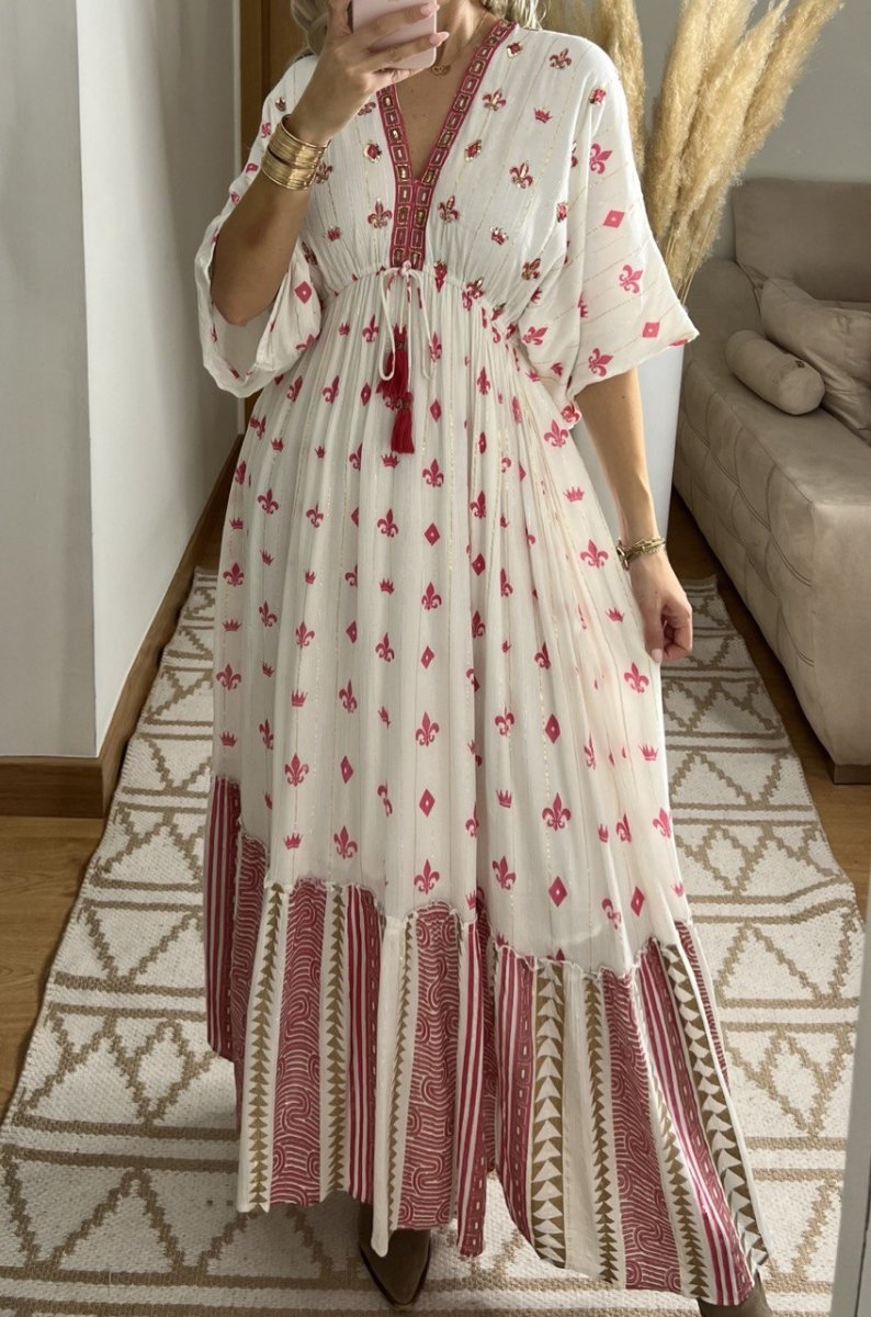 Floral Haven II Boho dress - Bohèmea Butik