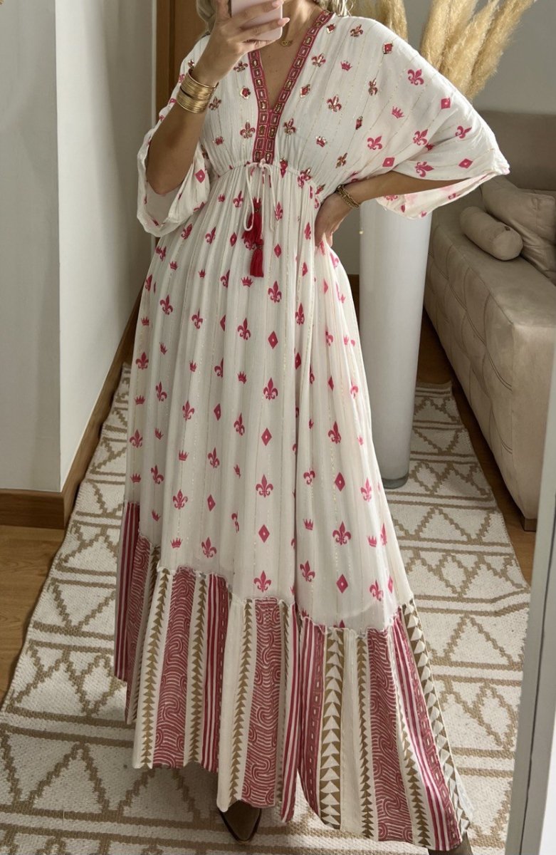 Floral Haven II Boho dress - Bohèmea Butik