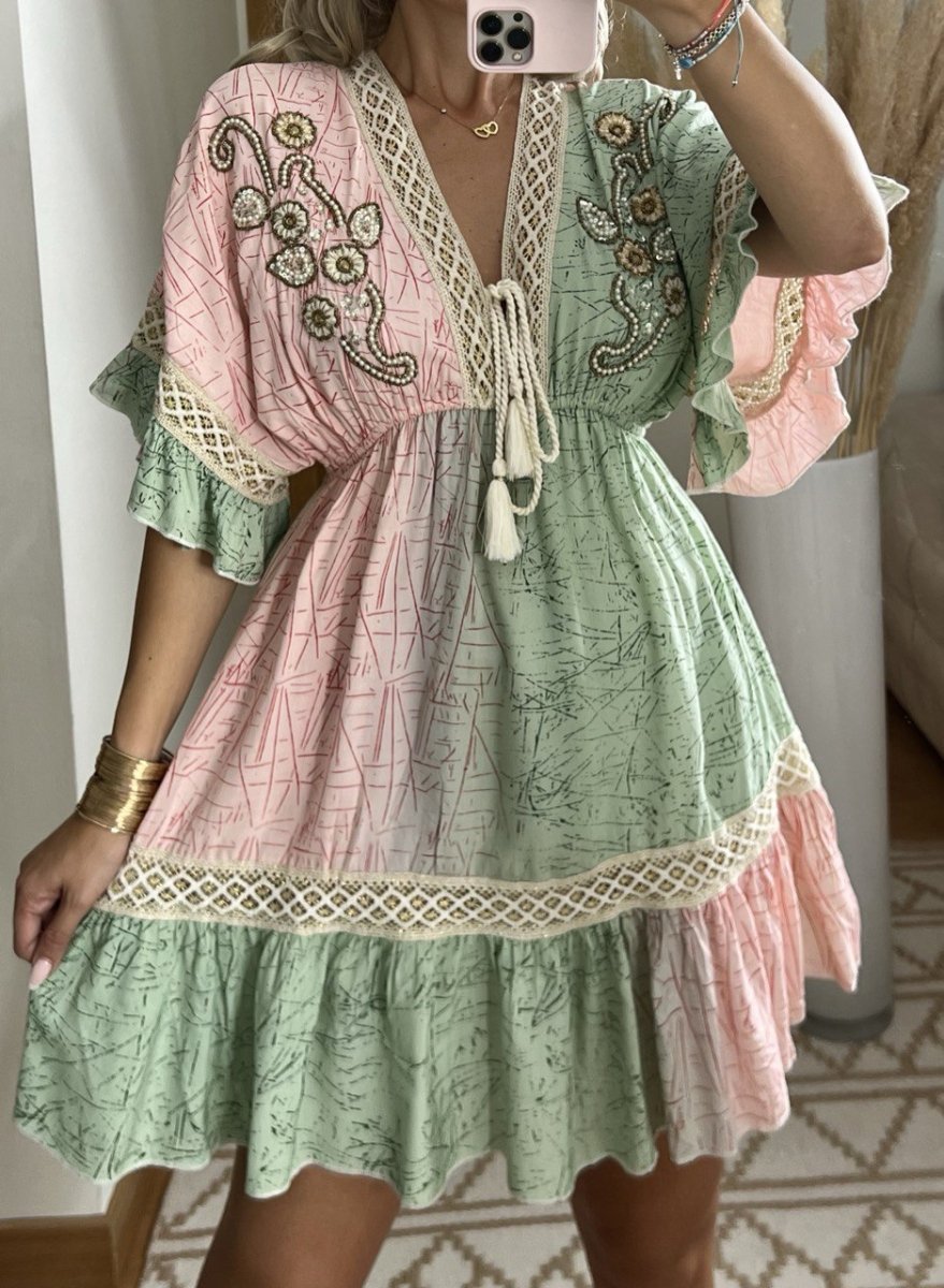 Portu Mini Dress - Bohèmea Butik