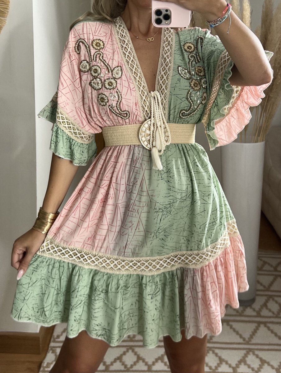 Portu Mini Dress - Bohèmea Butik