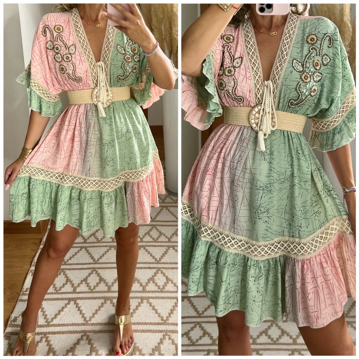 Portu Mini Dress - Bohèmea Butik