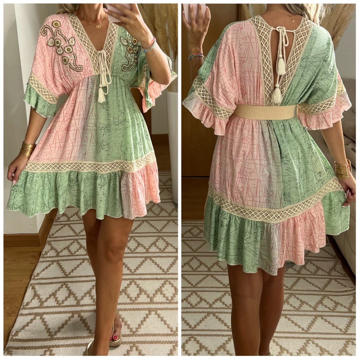 Portu Mini Dress - Bohèmea Butik