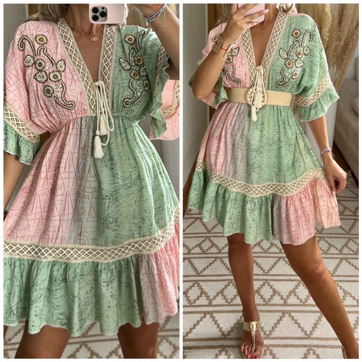 Portu Mini Dress - Bohèmea Butik