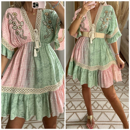 Portu Mini Dress - Bohèmea Butik