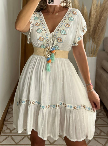 Bonsi Mini Dress - Bohèmea Butik