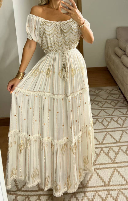 Bohemian Maxi Elegant Dress - Bohèmea Butik