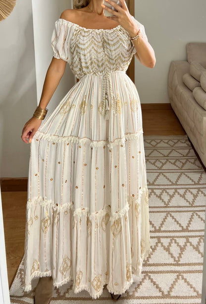 Bohemian Maxi Elegant Dress - Bohèmea Butik