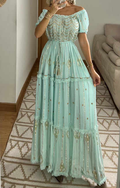 Bohemian Maxi Elegant Dress - Bohèmea Butik