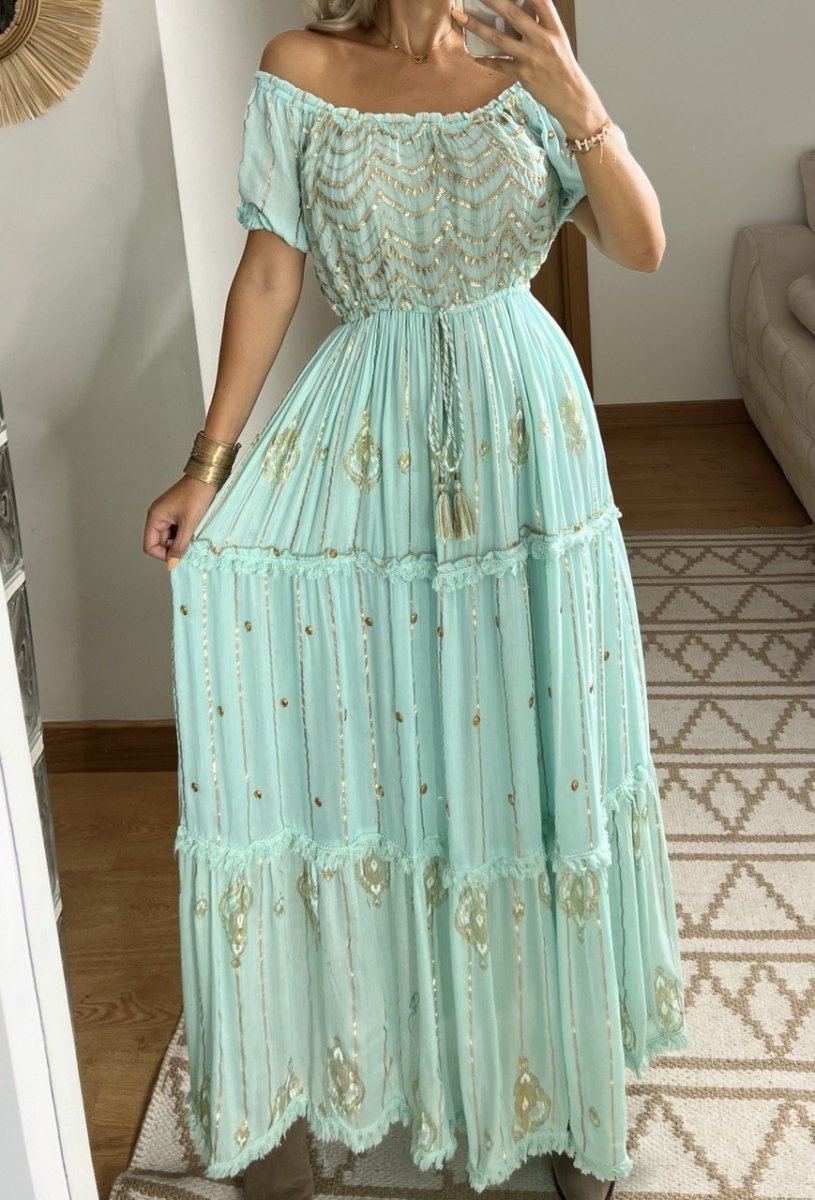 Bohemian Maxi Elegant Dress - Bohèmea Butik