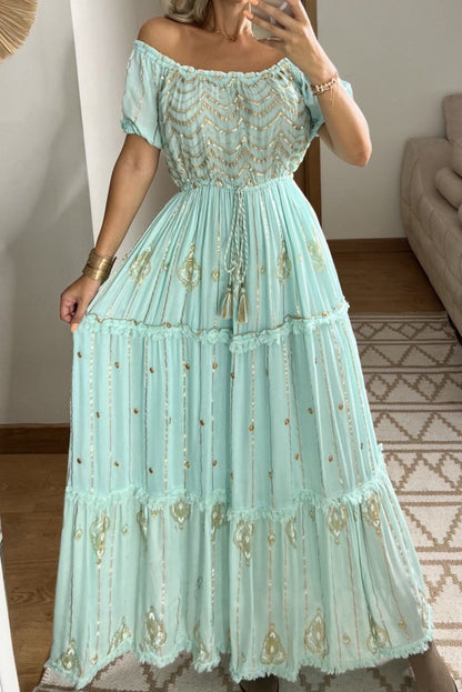 Bohemian Maxi Elegant Dress - Bohèmea Butik