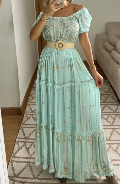 Bohemian Maxi Elegant Dress - Bohèmea Butik