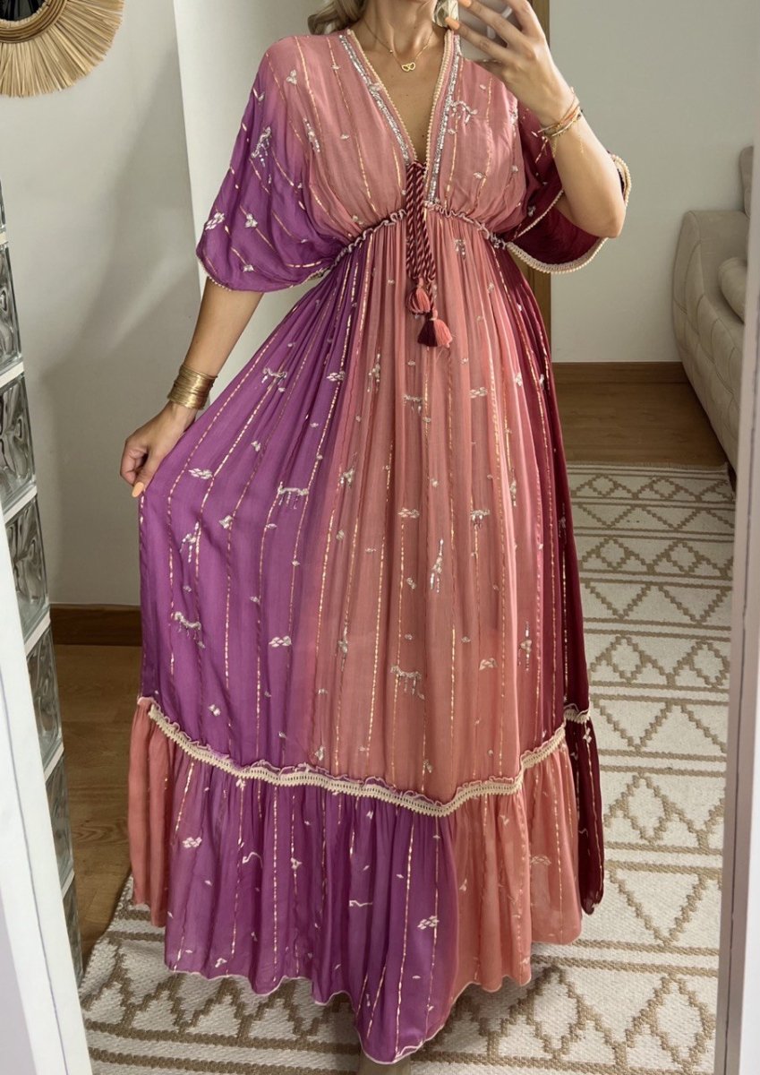 Daisy Boho Chic Dress - Bohèmea Butik