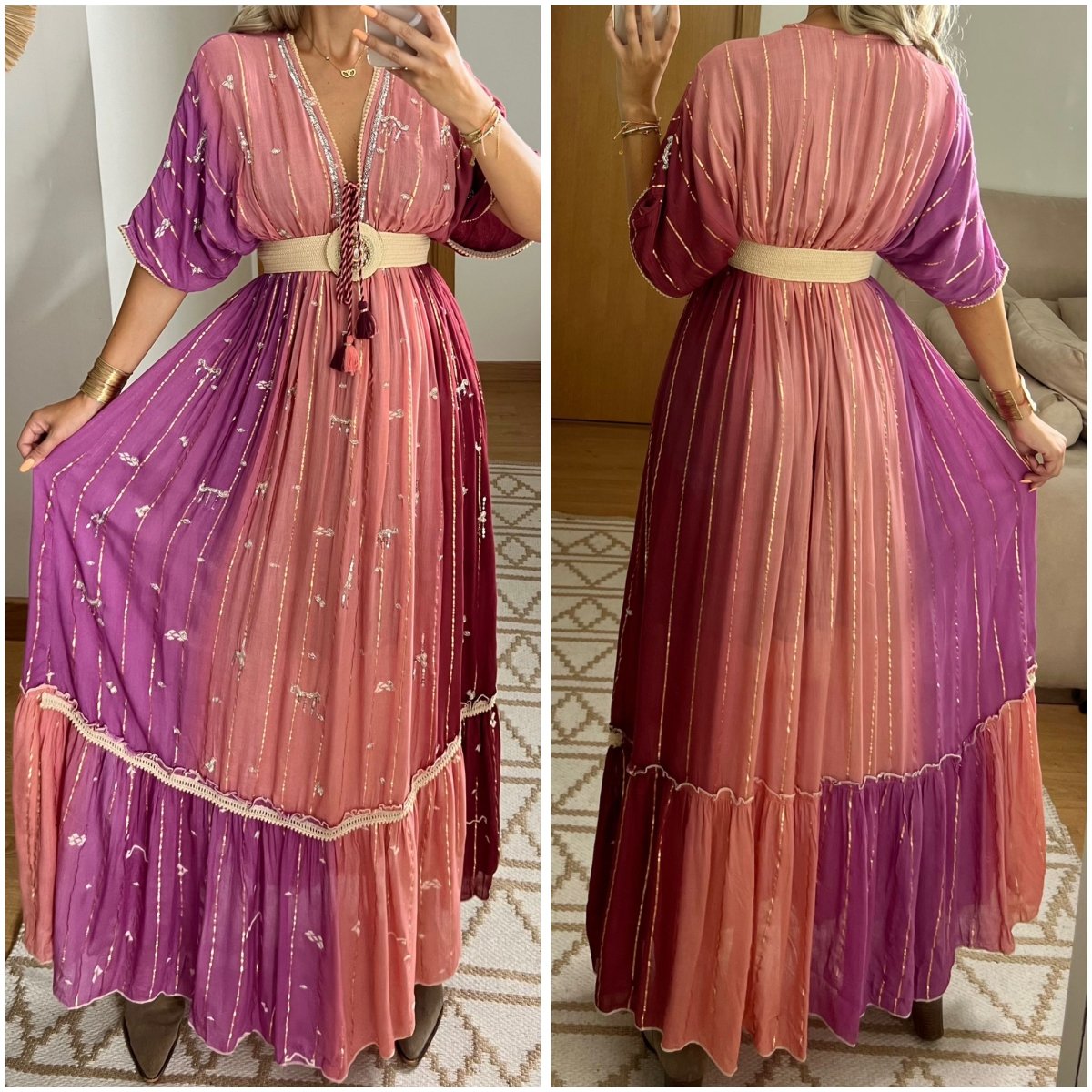 Daisy Boho Chic Dress - Bohèmea Butik