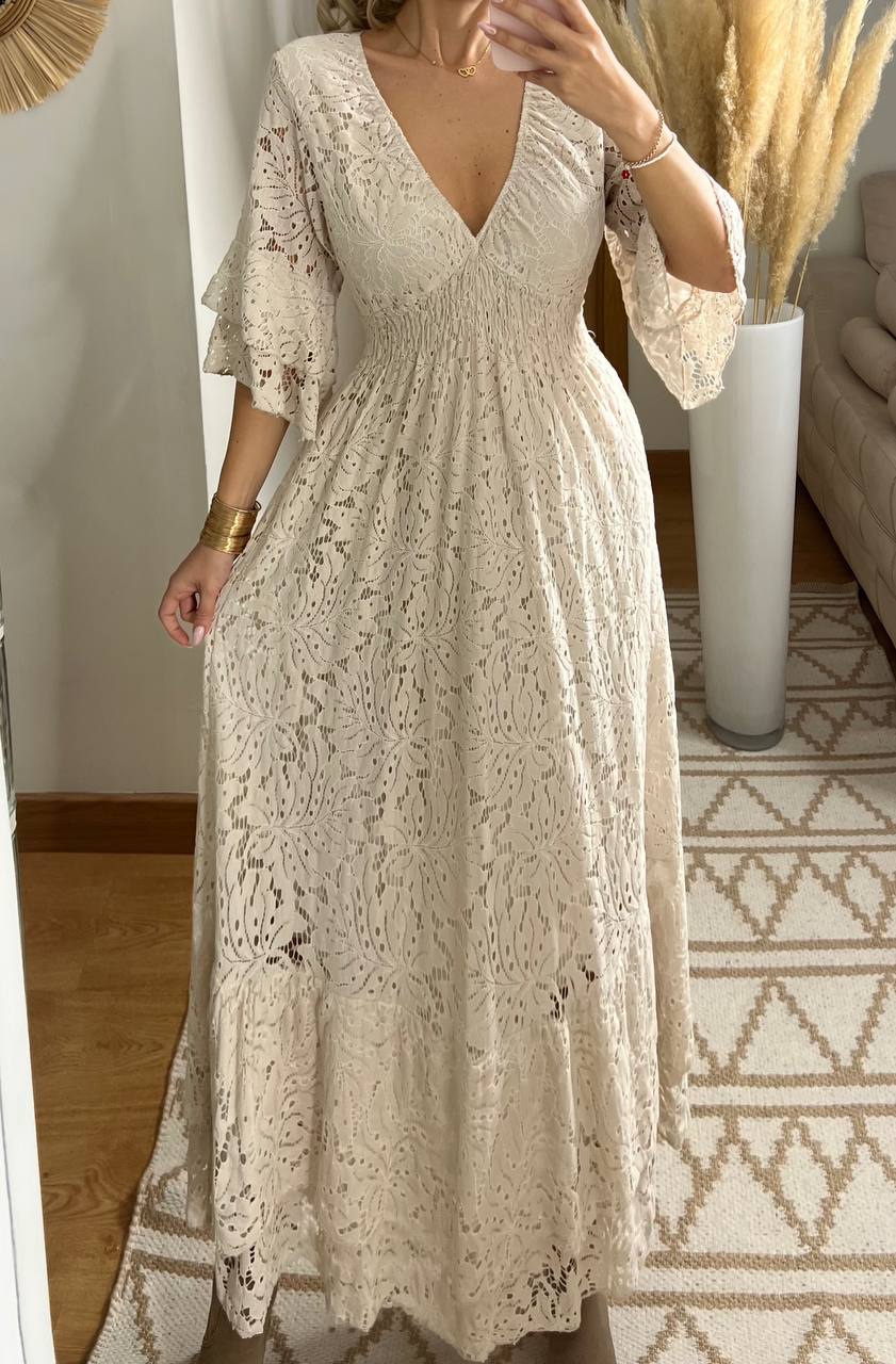 Ethereal Lace Gown - Bohèmea Butik