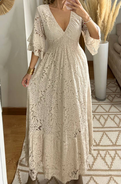 Ethereal Lace Gown - Bohèmea Butik