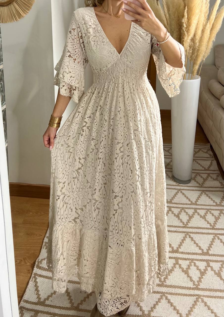 Ethereal Lace Gown - Bohèmea Butik