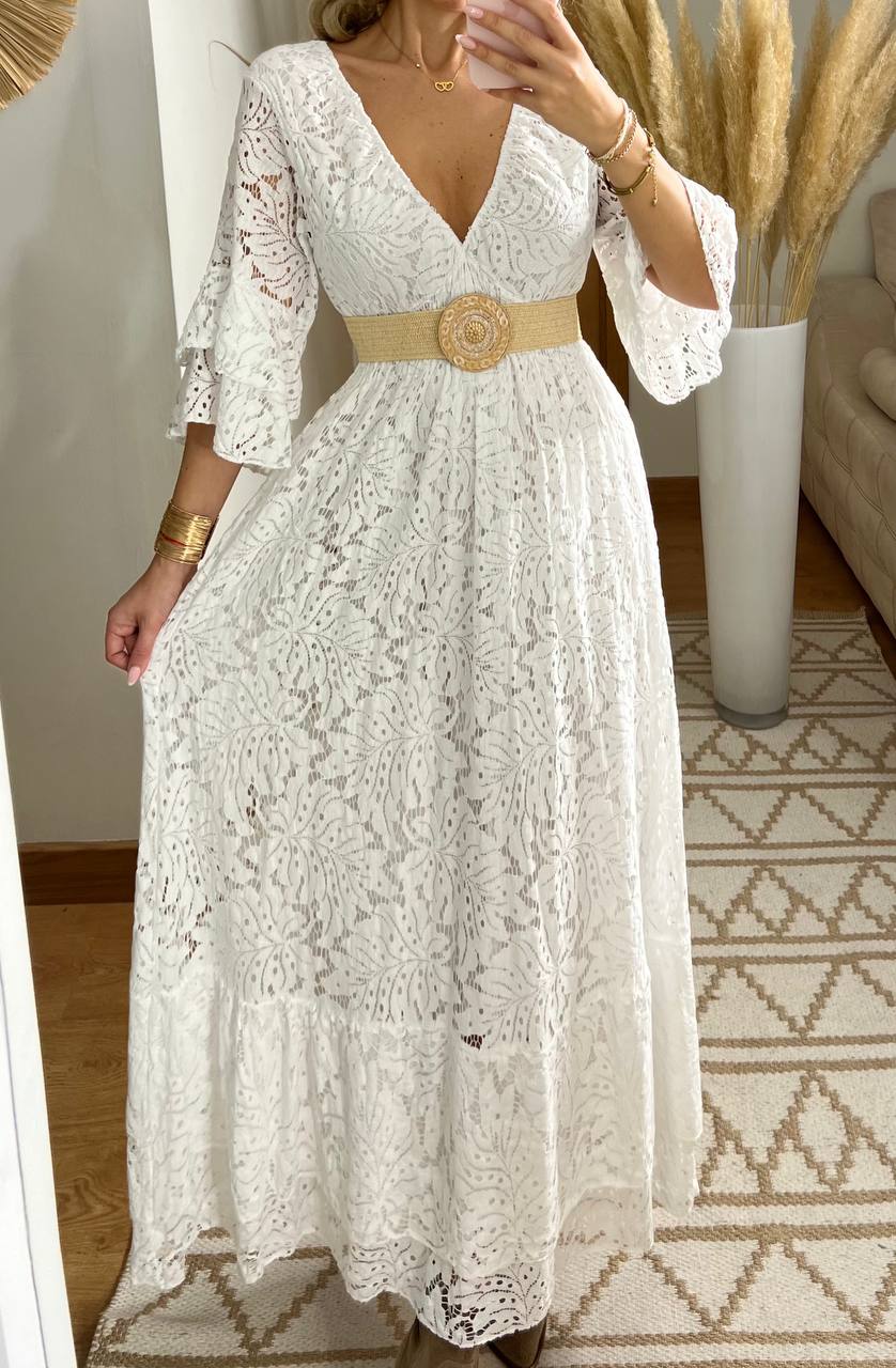 Ethereal Lace Gown - Bohèmea Butik