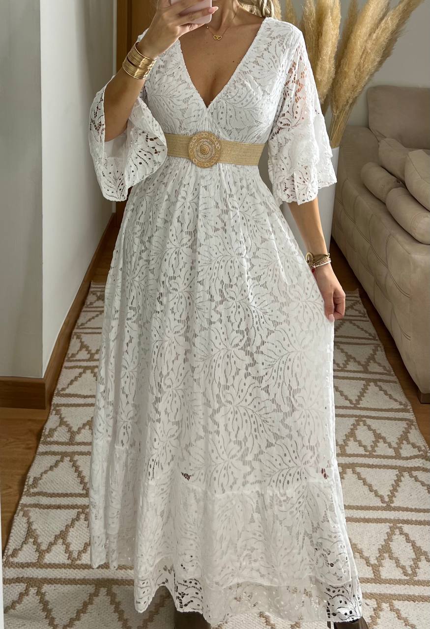 Ethereal Lace Gown - Bohèmea Butik