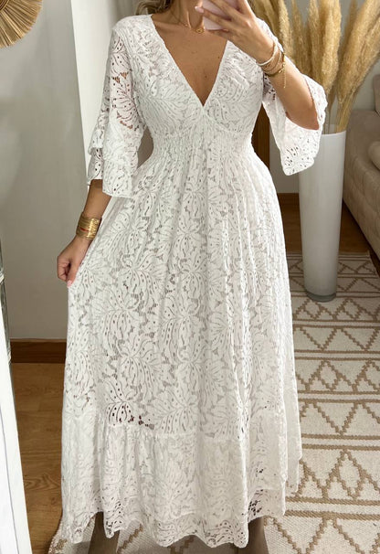 Ethereal Lace Gown - Bohèmea Butik