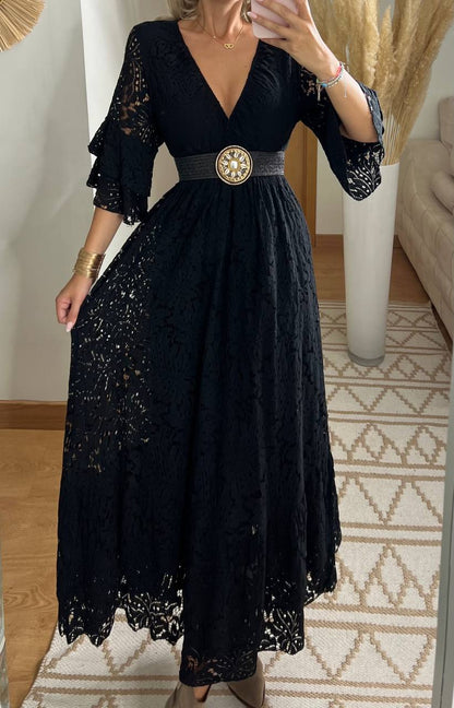 Ethereal Lace Gown - Bohèmea Butik