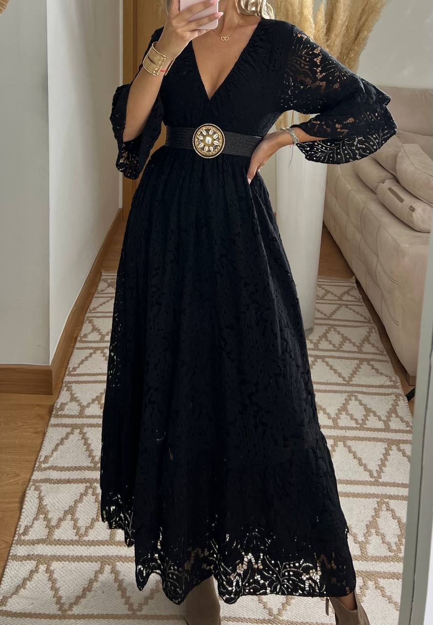 Ethereal Lace Gown - Bohèmea Butik