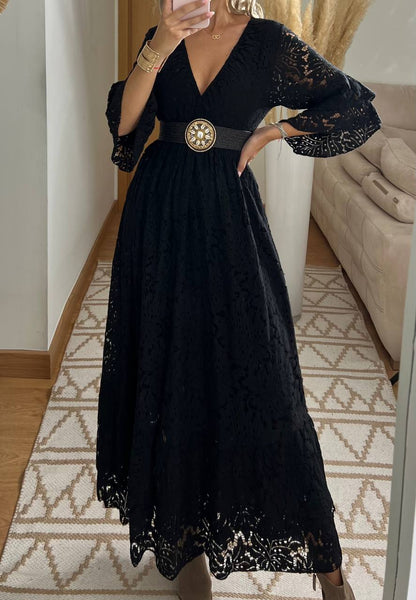 Ethereal Lace Gown - Bohèmea Butik