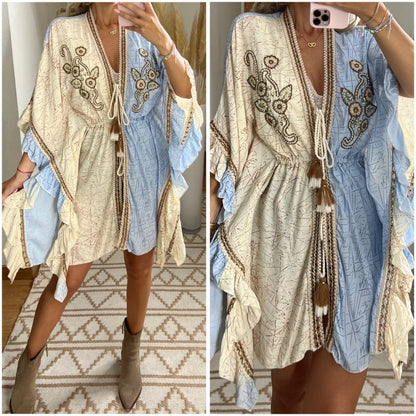 Kaftan Portu Mini - Bohèmea Butik