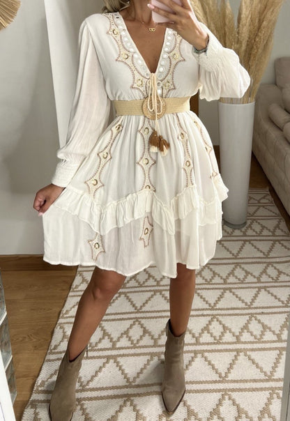 Desert Mini boho Dress - Bohèmea Butik