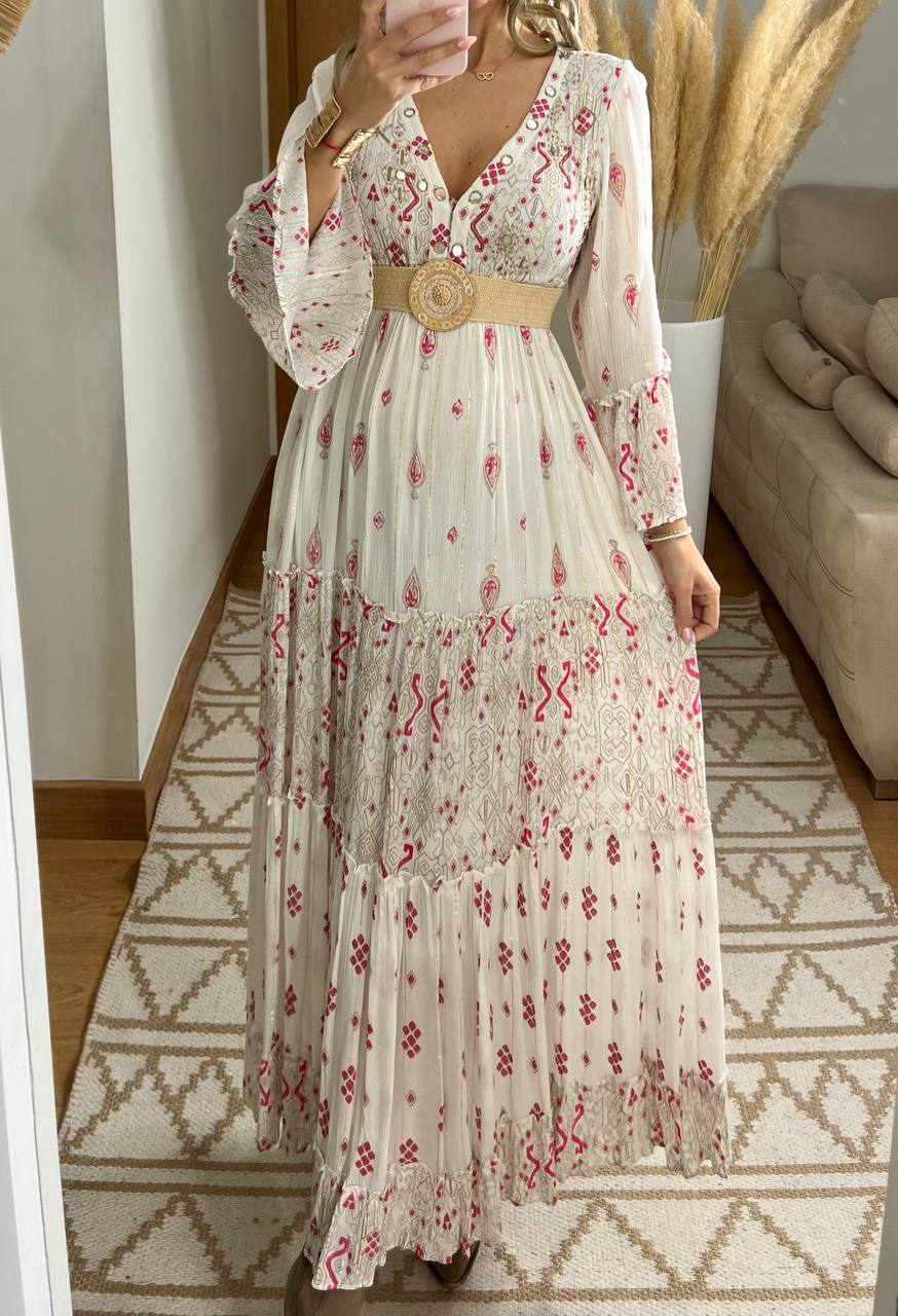 Floral Haven Boho dress - Bohèmea Butik