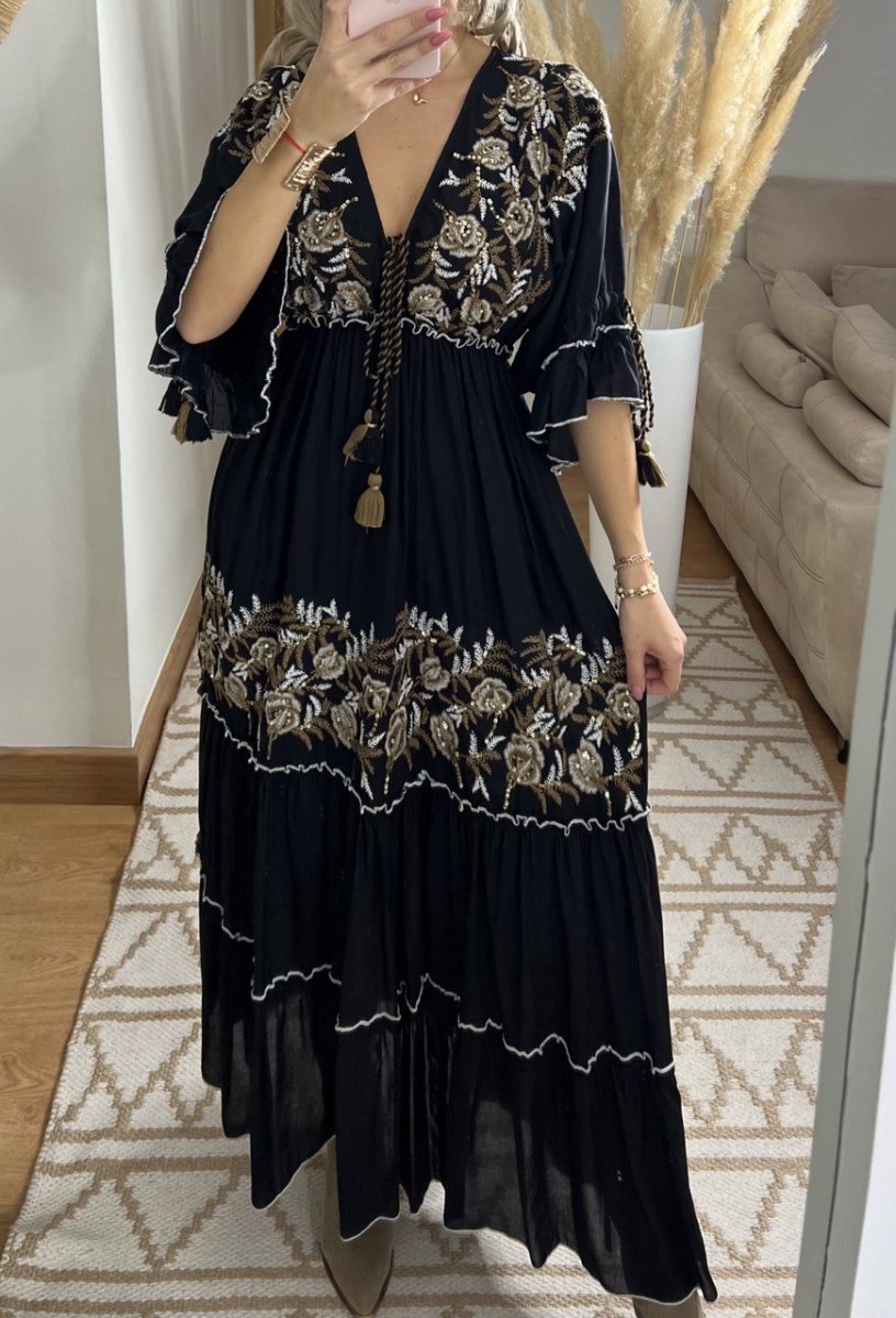 Boho Maxi Elegant Dress - Bohèmea Butik