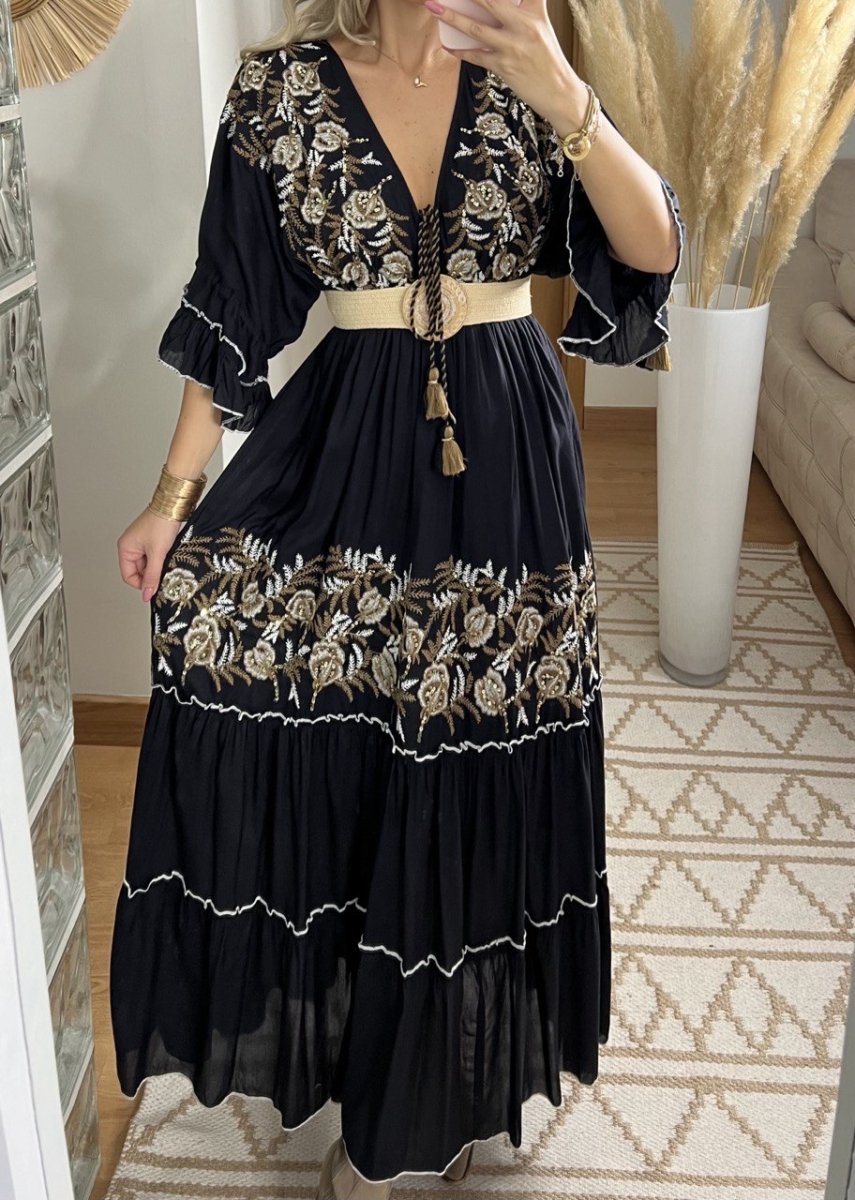 Boho Maxi Elegant Dress - Bohèmea Butik