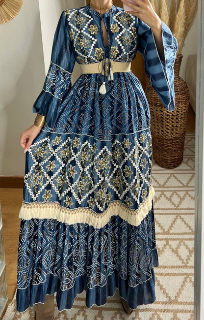 Aura Boho Chic Maxi Dress - Bohèmea Butik