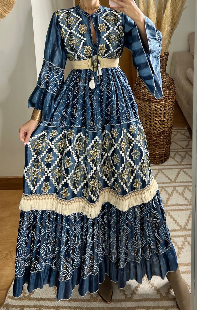 Aura Boho Chic Maxi Dress - Bohèmea Butik