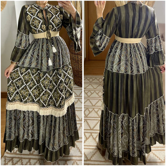 Aura Boho Chic Maxi Dress - Bohèmea Butik
