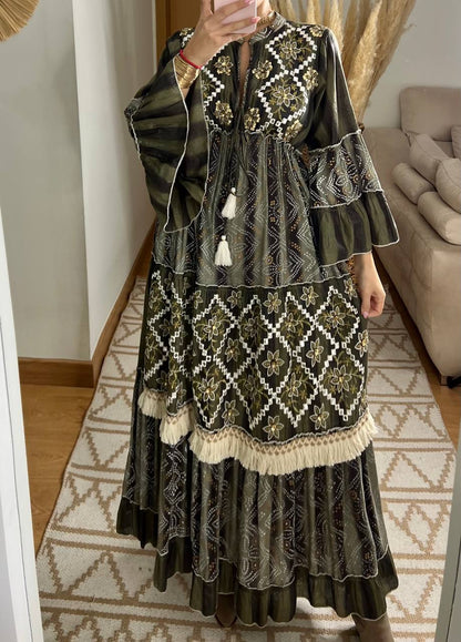 Aura Boho Chic Maxi Dress - Bohèmea Butik