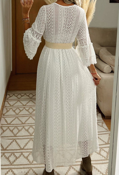 Lace Maxi Bohemian Dress - Bohèmea Butik